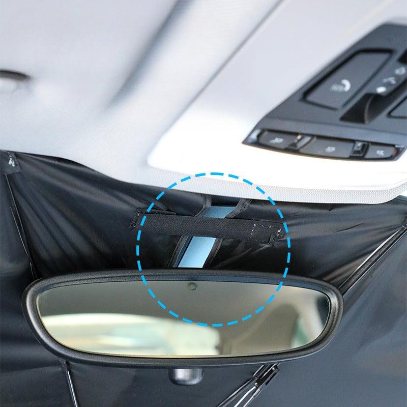 New 360° Bendable Handle Car Parasol Car Front Windshield Sun Protection Heat Shield Universal Car Parasol - LumeAuto