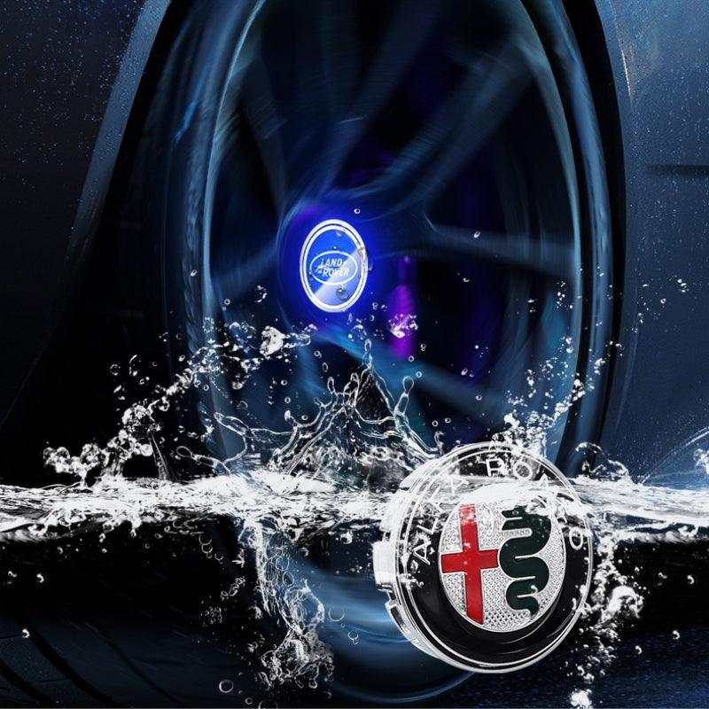 Alfa Romeo Compatible LED Magnetic Levitation Hub Caps - LumeAuto