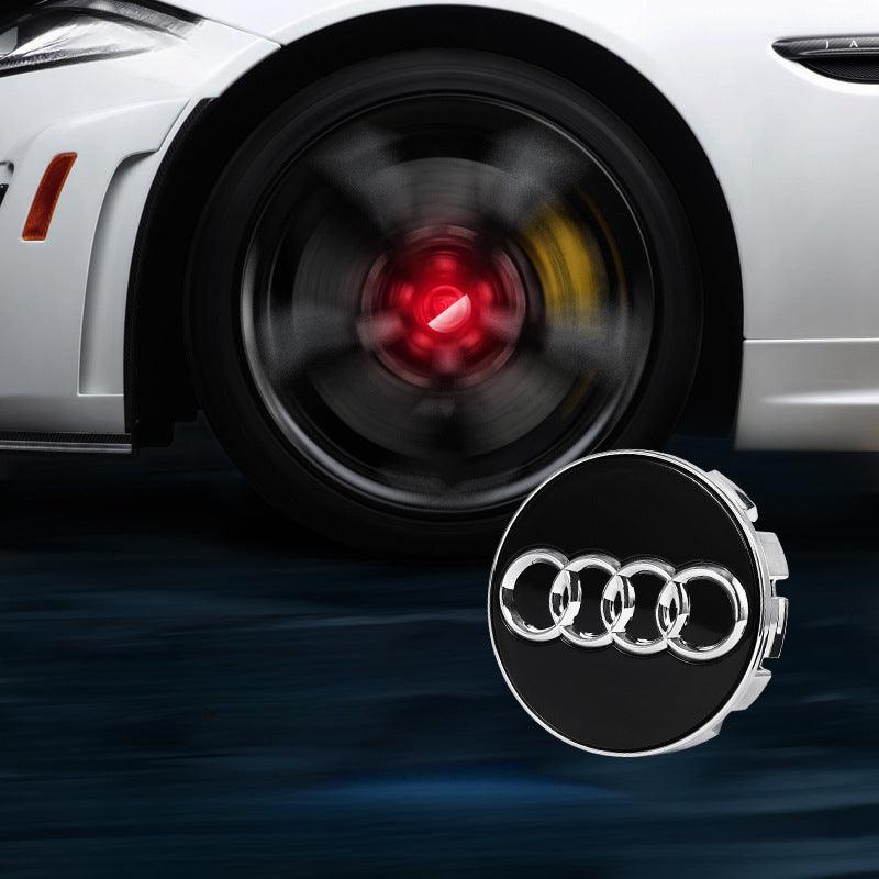 Audi Compatible LED Magnetic Levitation Hub Caps - LumeAuto