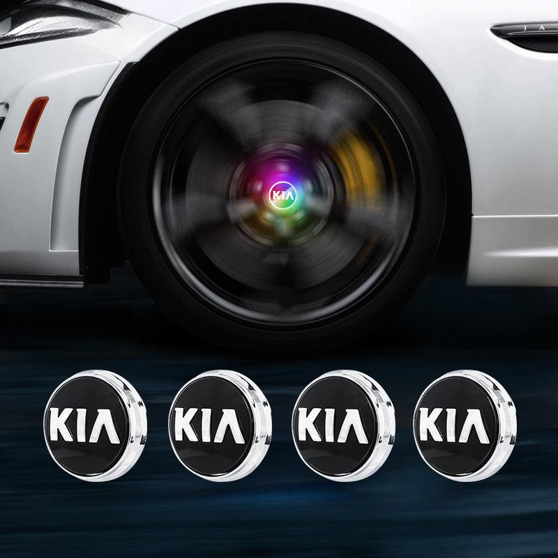 Kia Compatible LED Magnetic Levitation Hub Caps - LumeAuto