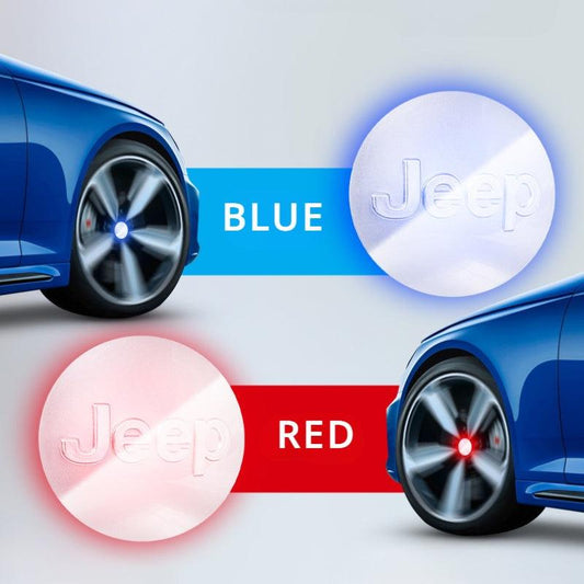 Jeep Compatible LED Magnetic Levitation Hub Caps - LumeAuto