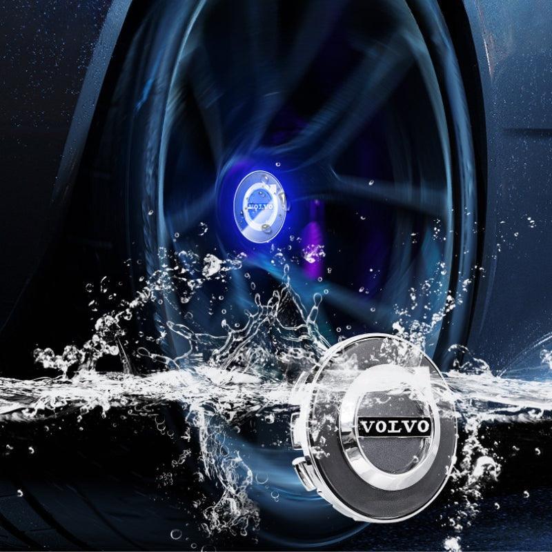 Volvo Compatible LED Magnetic Levitation Hub Caps - LumeAuto