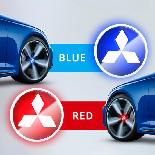 Mitsubishi Compatible LED Magnetic Levitation Hub Caps - LumeAuto