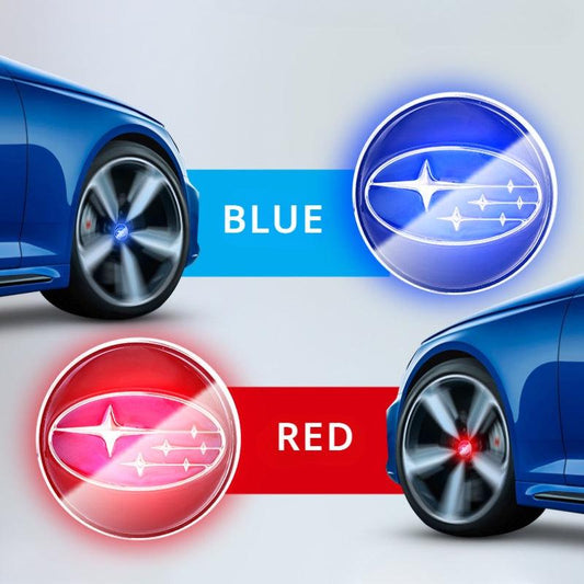 Subaru Compatible LED Magnetic Levitation Hub Caps - LumeAuto