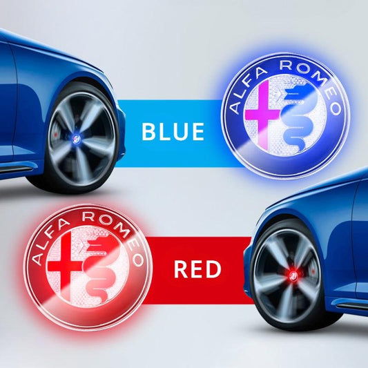 Alfa Romeo Compatible LED Magnetic Levitation Hub Caps - LumeAuto