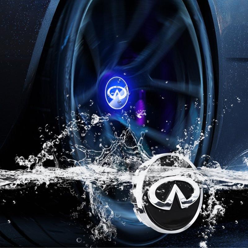 Infiniti Compatible LED Magnetic Levitation Hub Caps - LumeAuto