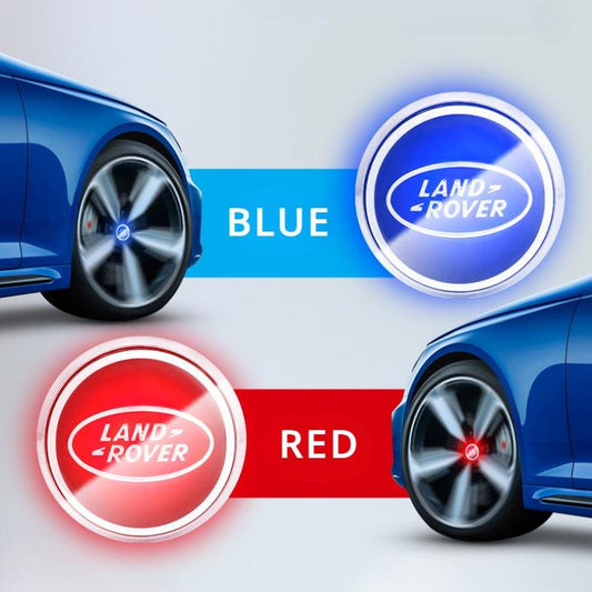 Land Rover Compatible LED Magnetic Levitation Hub Caps - LumeAuto