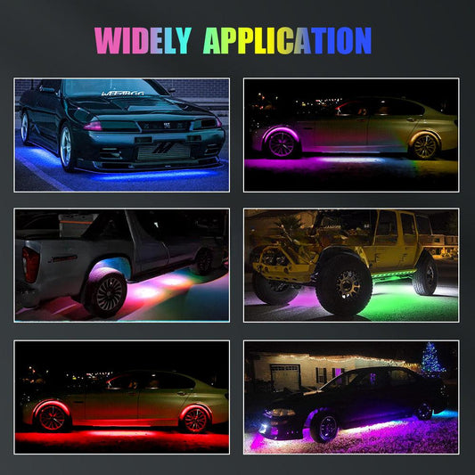 RGB Underglow APP Control Ambient Light LED Car Neon Light - LumeAuto