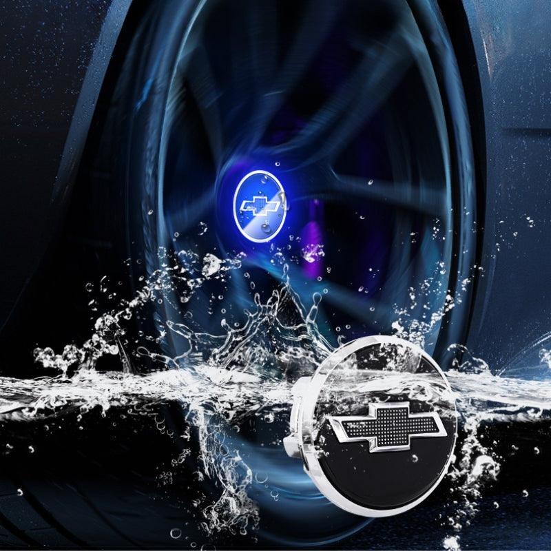 Chevrolet Compatible LED Magnetic Levitation Hub Caps - LumeAuto