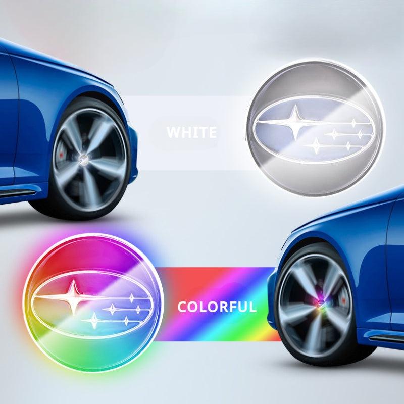 Subaru Compatible LED Magnetic Levitation Hub Caps - LumeAuto