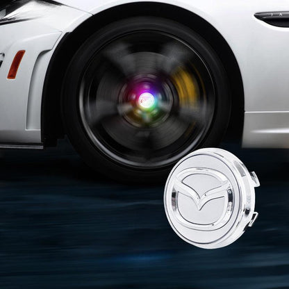 Mazda Compatible LED Magnetic Levitation Hub Caps - LumeAuto