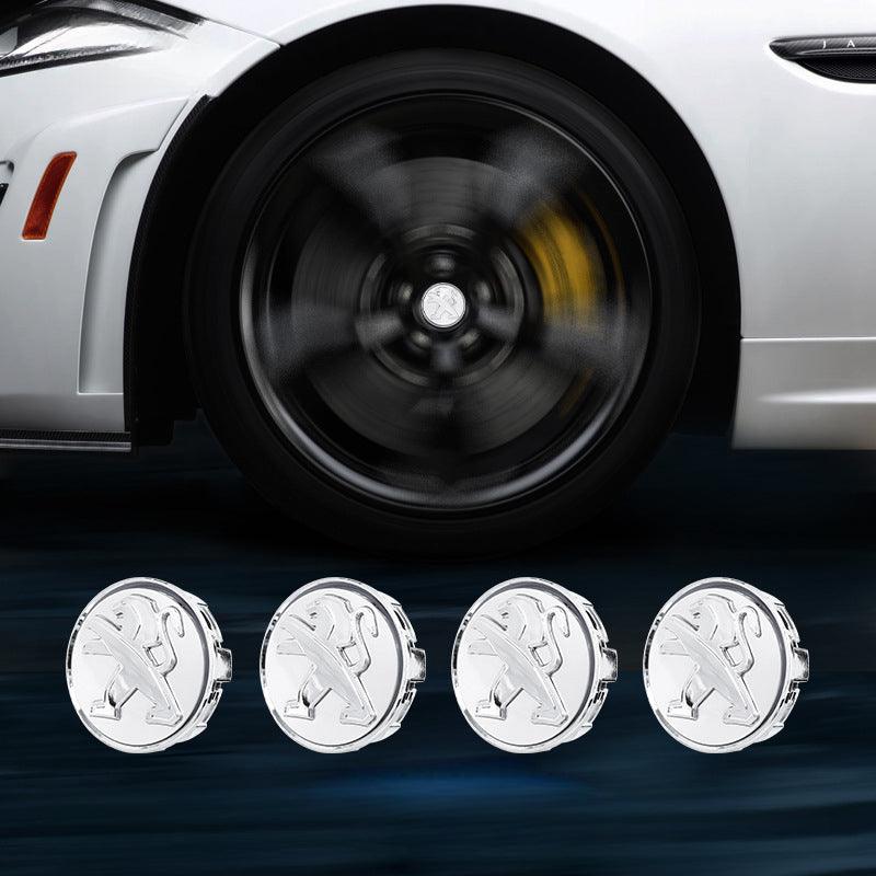 Peugeot Compatible LED Magnetic Levitation Hub Caps - LumeAuto