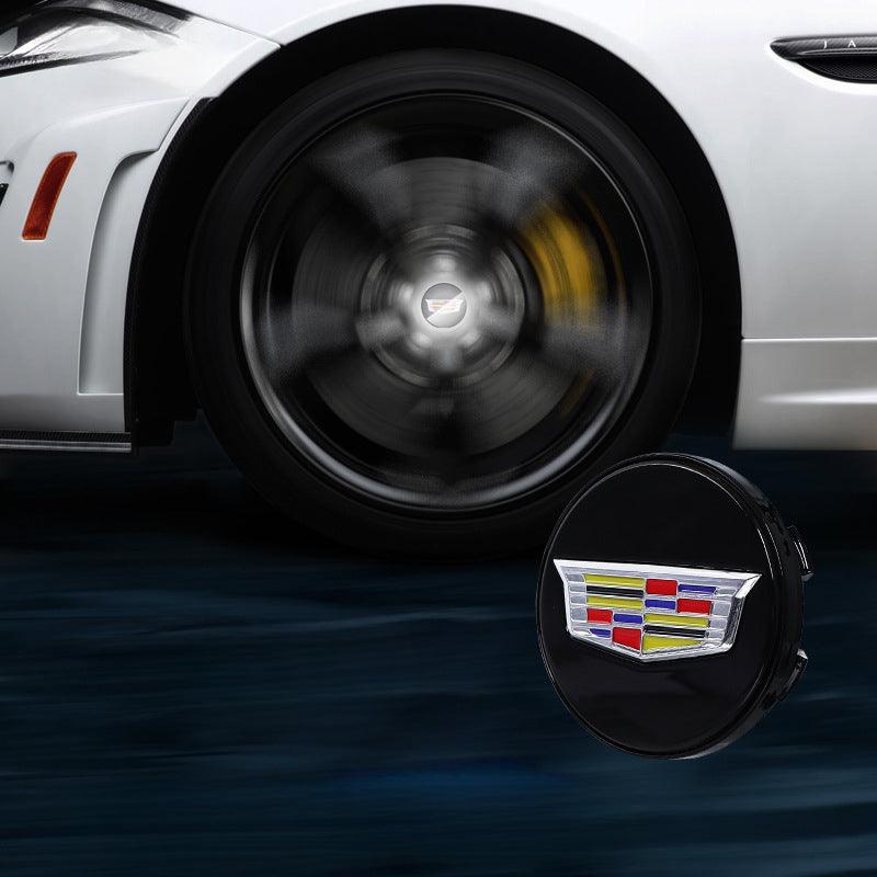 Cadillac Compatible LED Magnetic Levitation Hub Caps - LumeAuto