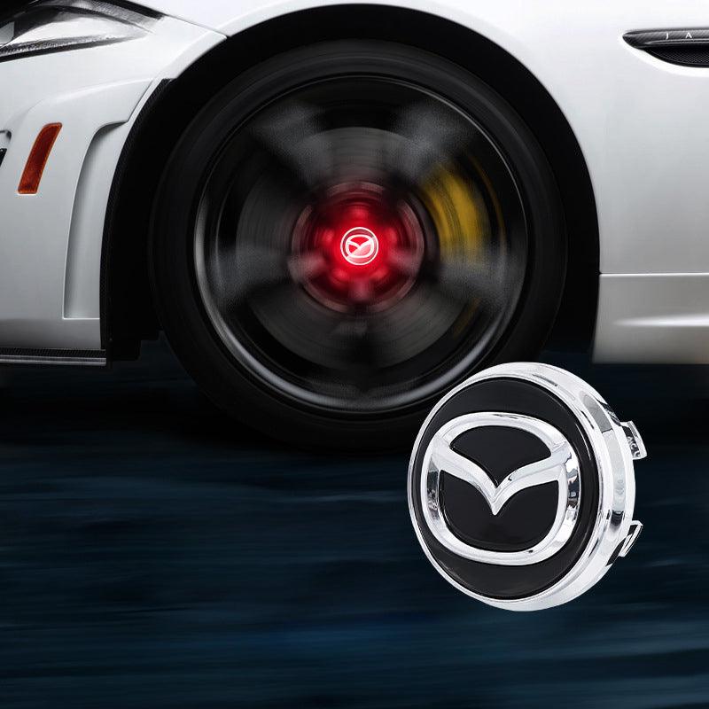 Mazda Compatible LED Magnetic Levitation Hub Caps - LumeAuto