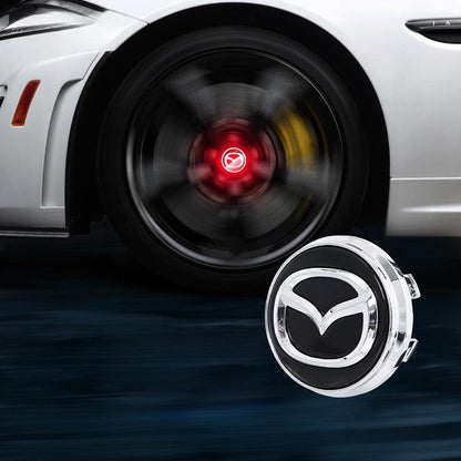 Mazda Compatible LED Magnetic Levitation Hub Caps - LumeAuto