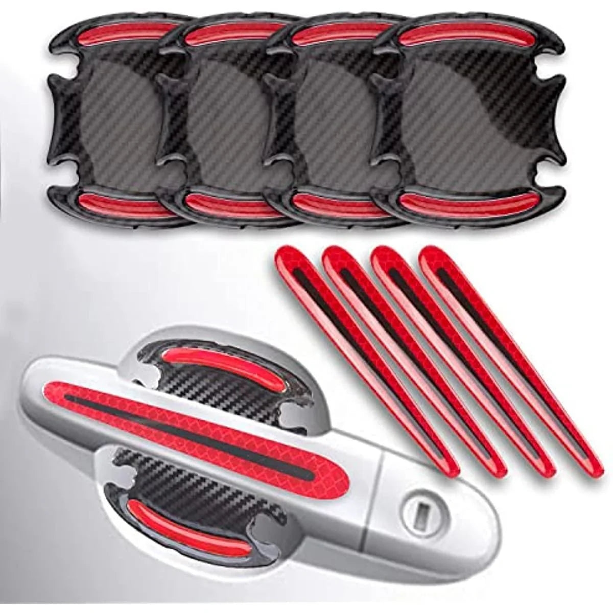 luminous car door handle cup protector - LumeAuto image 1
