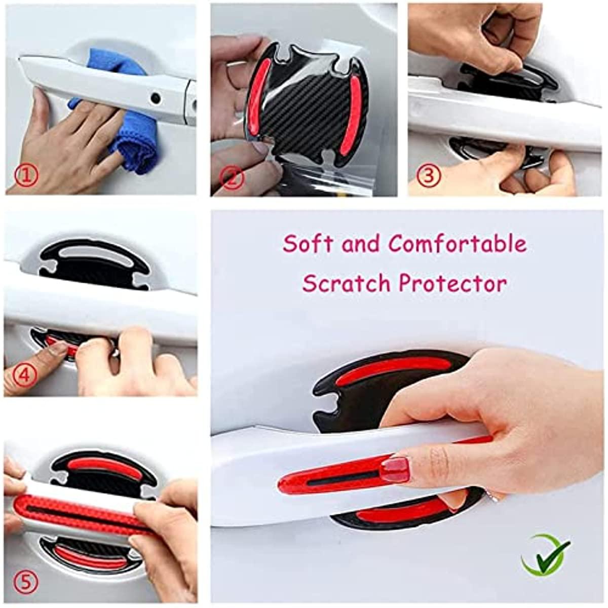 (8pcs) Luminous Car Door Handle Cup Protector - LumeAuto