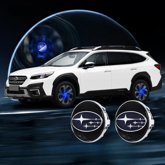 Subaru Compatible LED Magnetic Levitation Hub Caps - LumeAuto