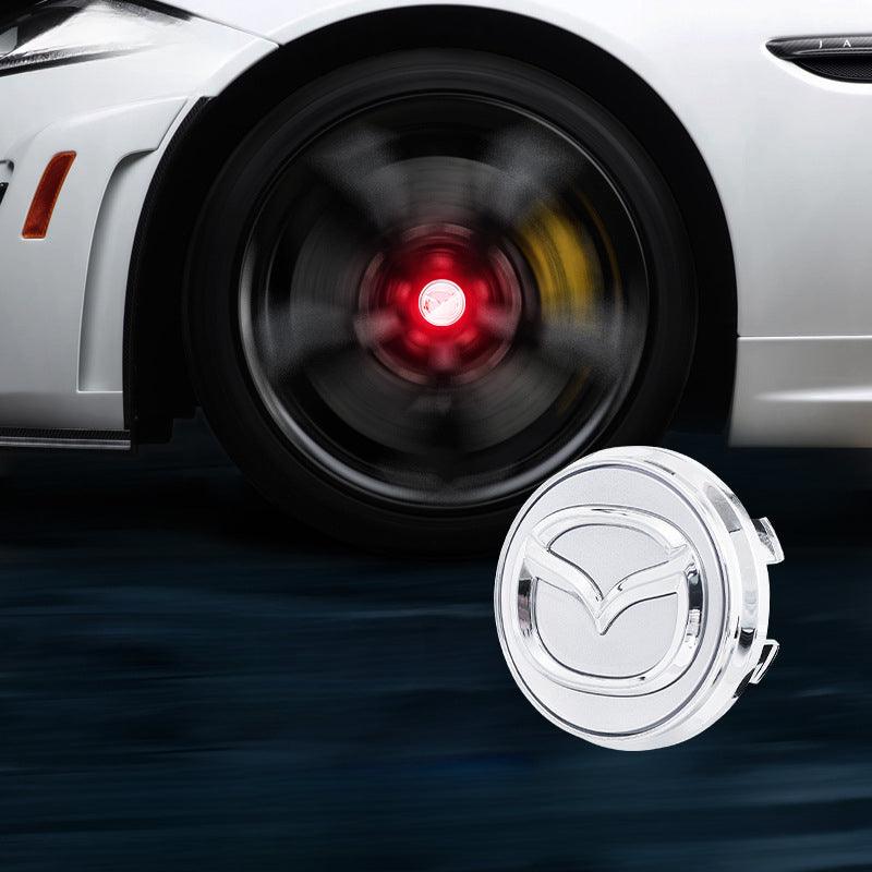 Mazda Compatible LED Magnetic Levitation Hub Caps - LumeAuto
