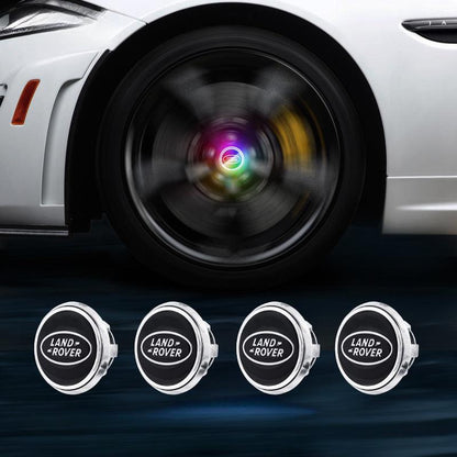 Land Rover Compatible LED Magnetic Levitation Hub Caps - LumeAuto