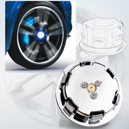 Peugeot Compatible LED Magnetic Levitation Hub Caps - LumeAuto