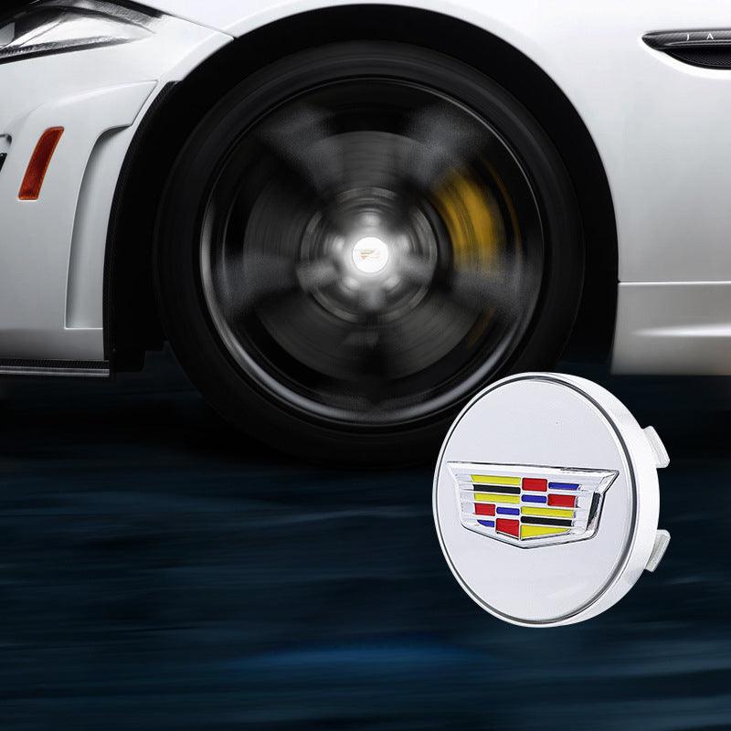 Cadillac Compatible LED Magnetic Levitation Hub Caps - LumeAuto