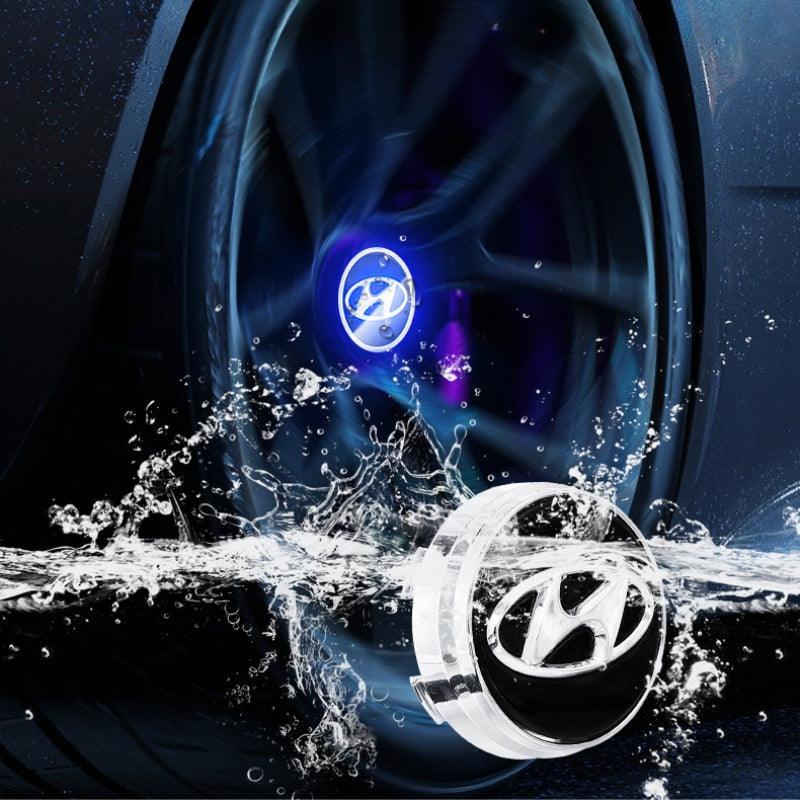 Hyundai Compatible LED Magnetic Levitation Hub Caps - LumeAuto