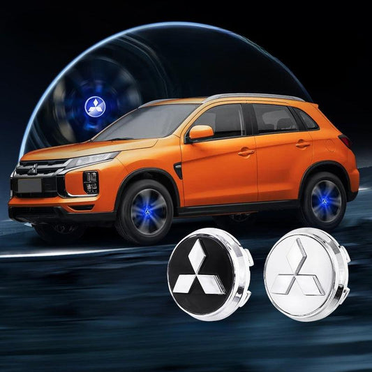 Mitsubishi Compatible LED Magnetic Levitation Hub Caps - LumeAuto