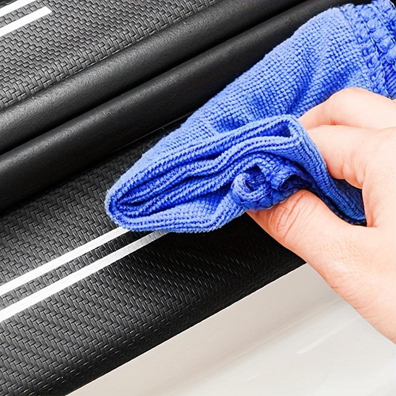 ( 9PCS )Carbon Car Door Sills Stickers - LumeAuto