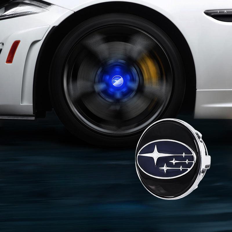 Subaru Compatible LED Magnetic Levitation Hub Caps - LumeAuto