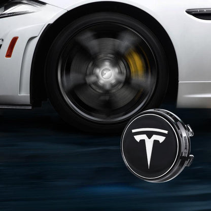 Tesla Compatible LED Magnetic Levitation Hub Caps - LumeAuto