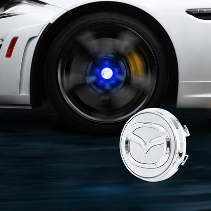 Mazda Compatible LED Magnetic Levitation Hub Caps - LumeAuto