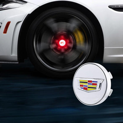Cadillac Compatible LED Magnetic Levitation Hub Caps - LumeAuto