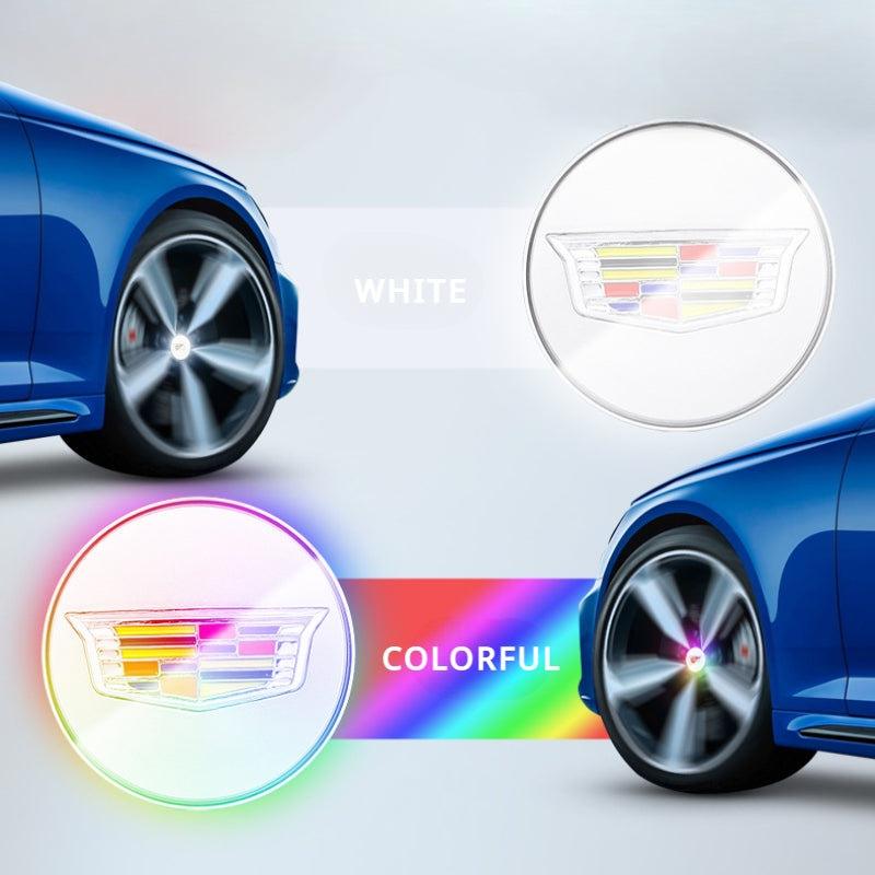 Cadillac Compatible LED Magnetic Levitation Hub Caps - LumeAuto