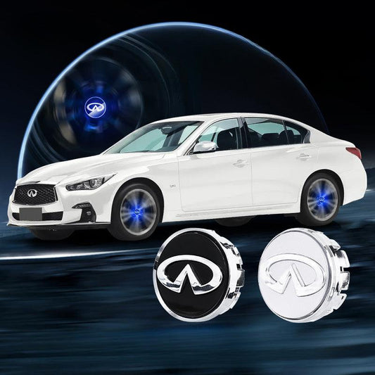 Infiniti Compatible LED Magnetic Levitation Hub Caps - LumeAuto