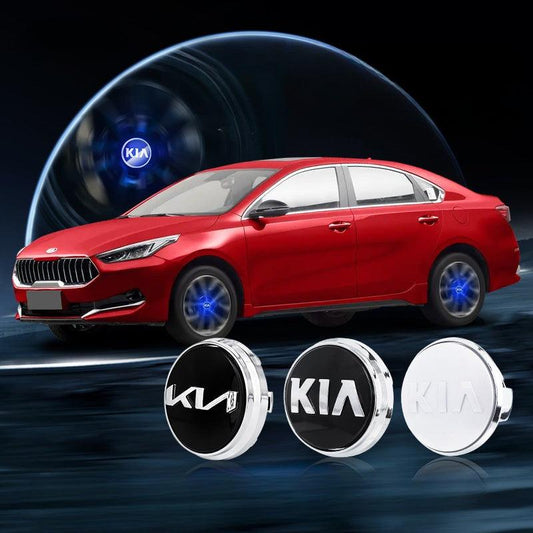 Kia Compatible LED Magnetic Levitation Hub Caps - LumeAuto