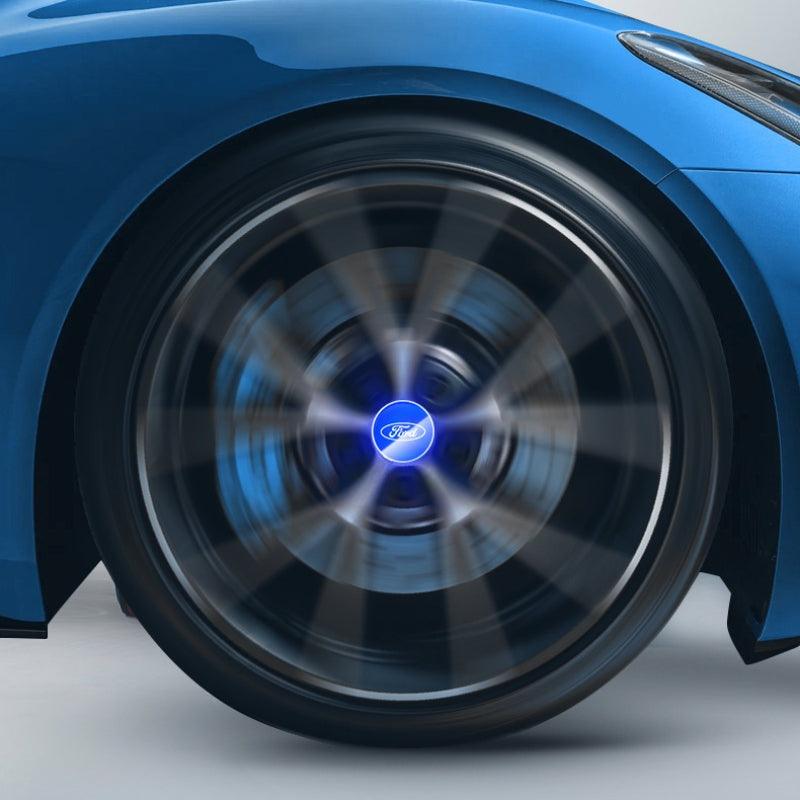 Ford Compatible LED Magnetic Levitation Hub Caps - LumeAuto