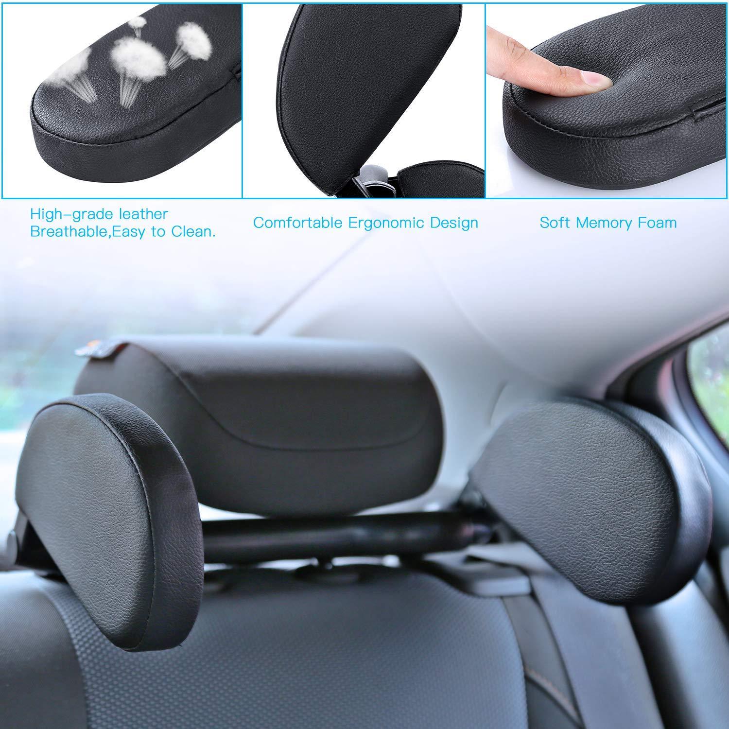 Universal Memory Foam Safety Headrest For Car Seats - LumeAuto