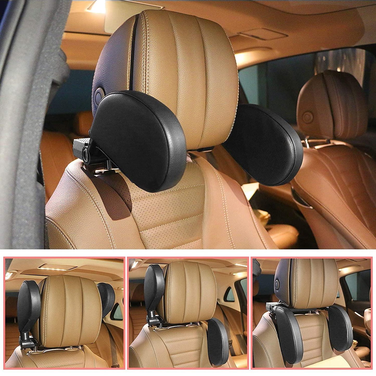 Universal Memory Foam Safety Headrest For Car Seats - LumeAuto