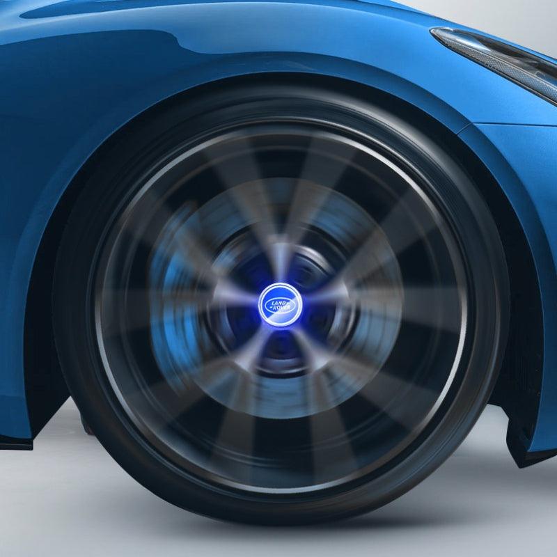 Land Rover Compatible LED Magnetic Levitation Hub Caps - LumeAuto