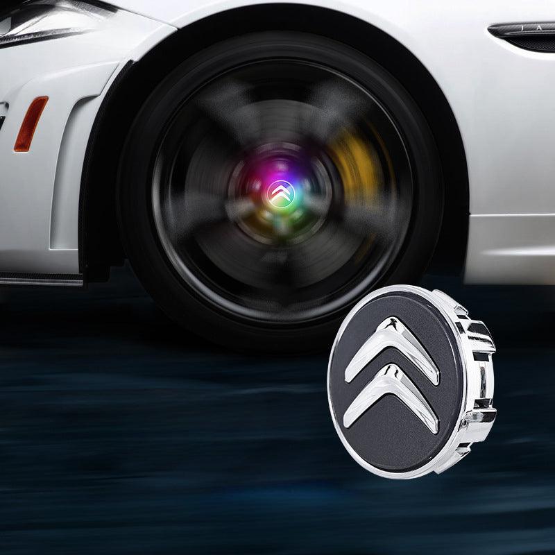 Citroen Compatible LED Magnetic Levitation Hub Caps - LumeAuto