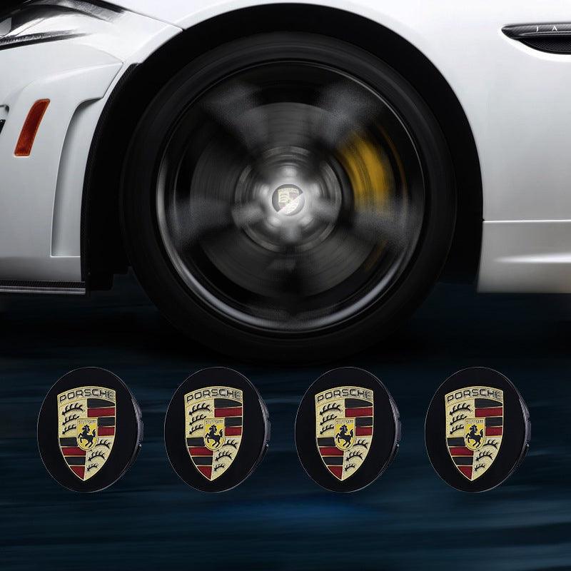Porsche Compatible LED Magnetic Levitation Hub Caps - LumeAuto