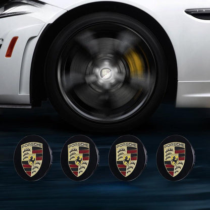 Porsche Compatible LED Magnetic Levitation Hub Caps - LumeAuto