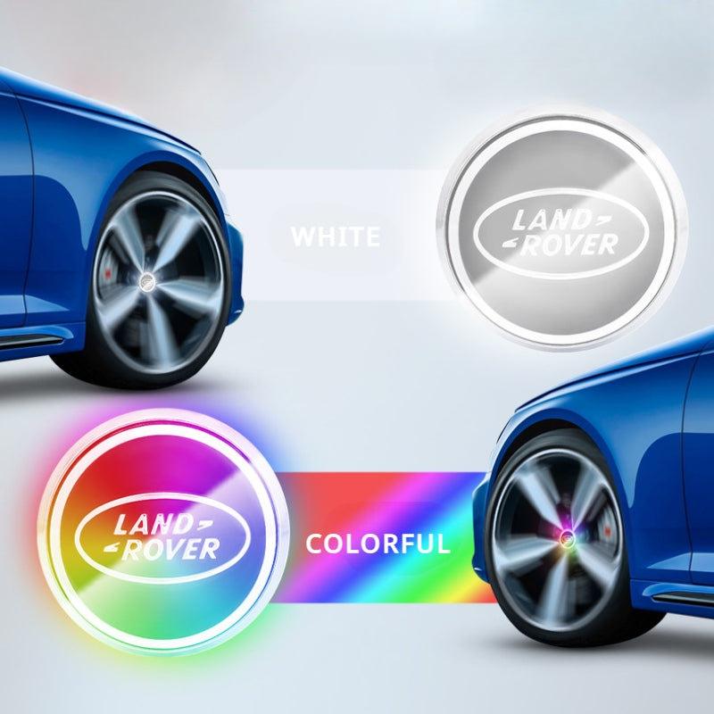 Land Rover Compatible LED Magnetic Levitation Hub Caps - LumeAuto