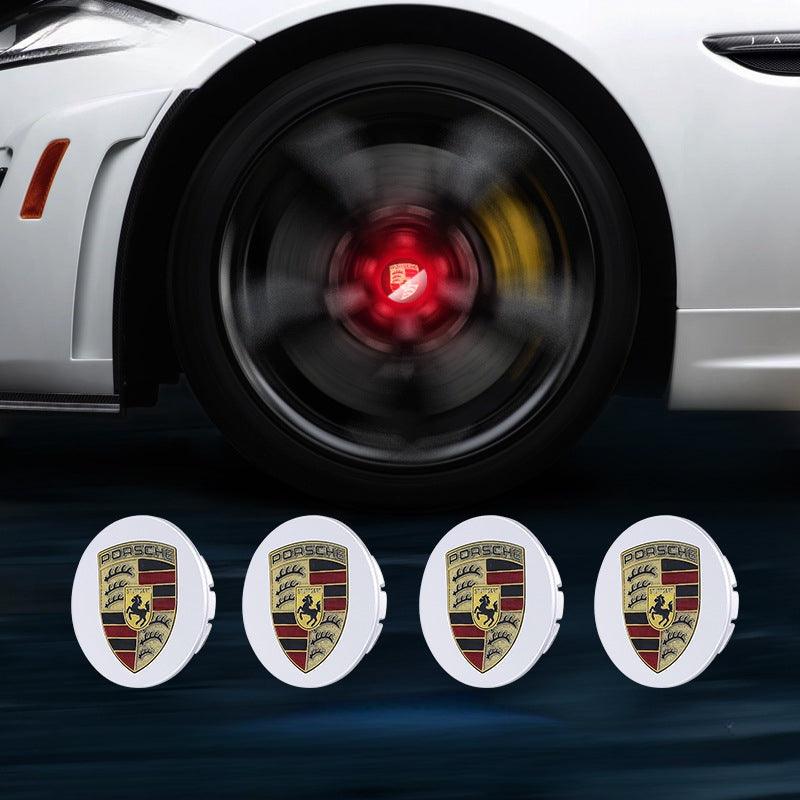 Porsche Compatible LED Magnetic Levitation Hub Caps - LumeAuto