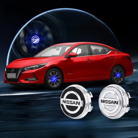 Nissan Compatible LED Magnetic Levitation Hub Caps - LumeAuto