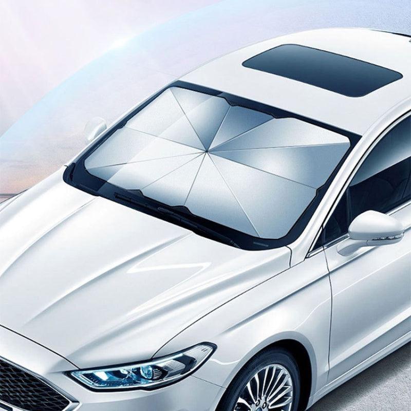 New 360° Bendable Handle Car Parasol Car Front Windshield Sun Protection Heat Shield Universal Car Parasol - LumeAuto