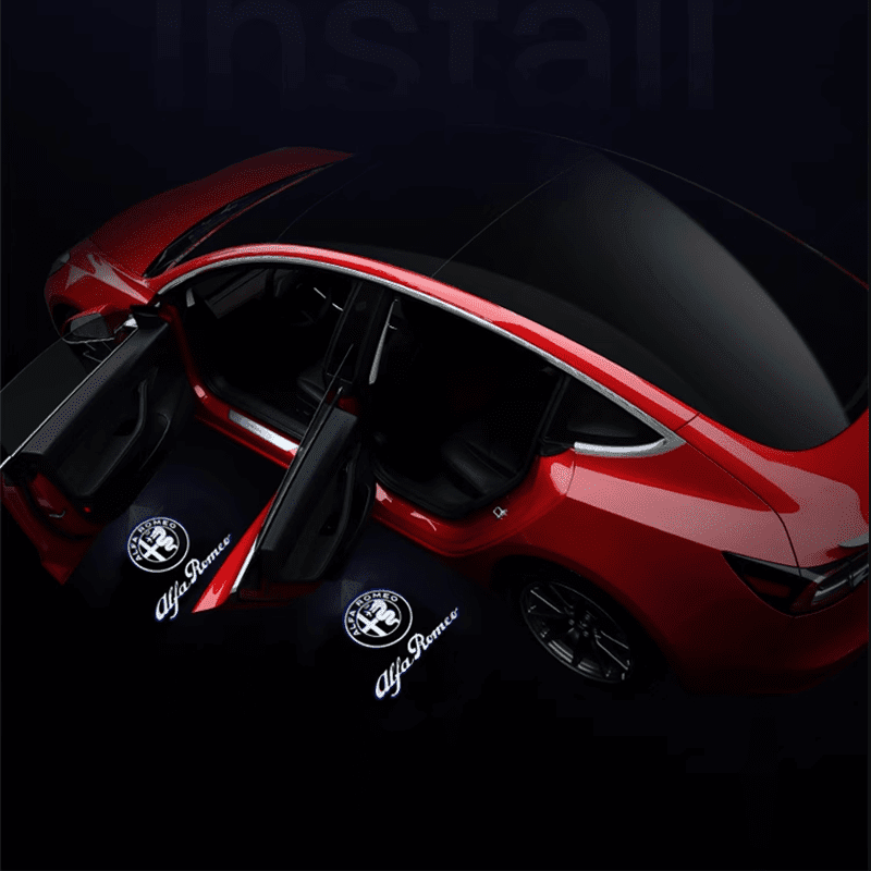 Alfa Romeo Compatible Car Door Projector Light - LumeAuto