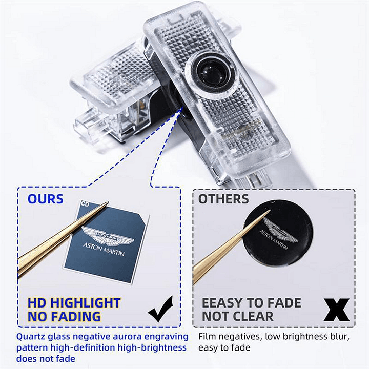 Aston Martin Compatible Car Door Projector Light - LumeAuto