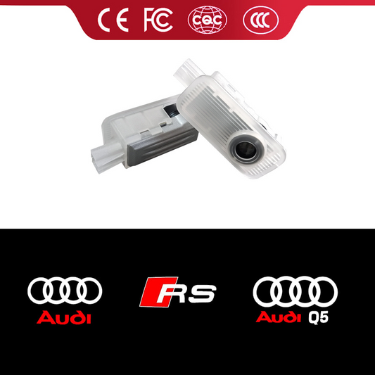 Audi Compatible Door Projection Light 2.0 (Larger, No Blue Border)